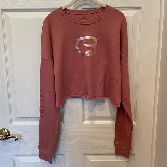 Cyclebar Sweaters - Cyclebar Cropped Pullover